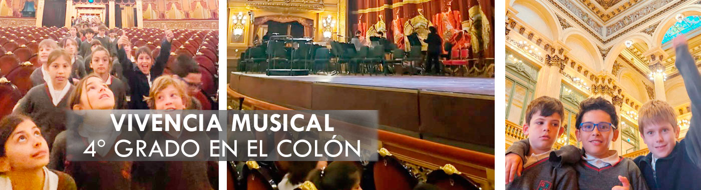 4TO GRADO en el teatro Colón  - Colegio San Javier