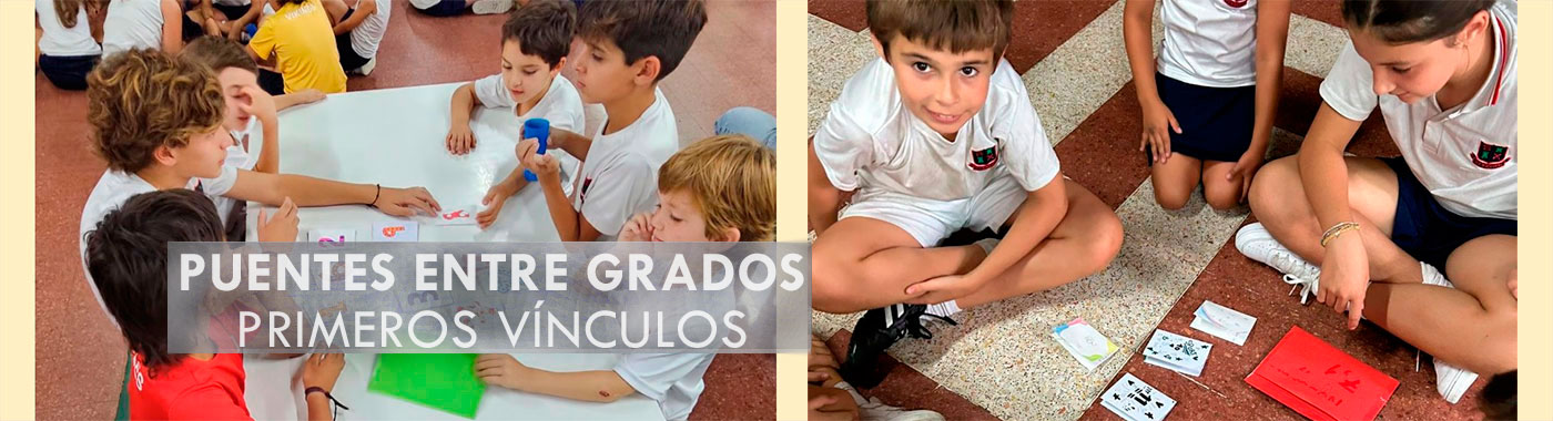PRIMER GRADO Y 7MO GRADO CREAN VÍNCULOS - Colegio San Javier