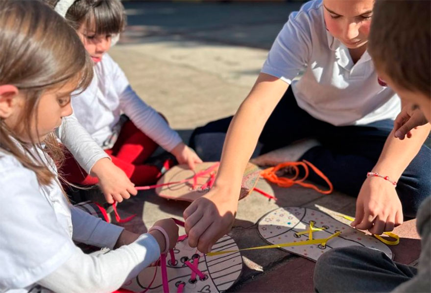 actividad compartida - 1º y 7º Grado - Colegio San Javier