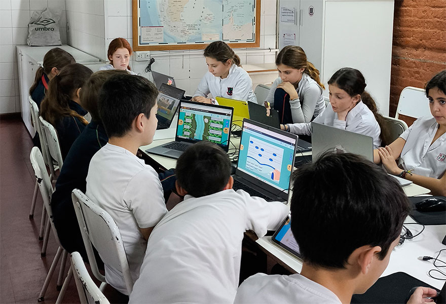 5to Grado programando - Colegio San Javier