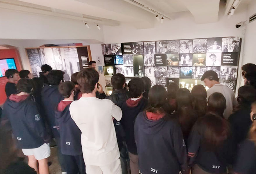 Senior 5 en el museo del Holocausto- Colegio San Javier